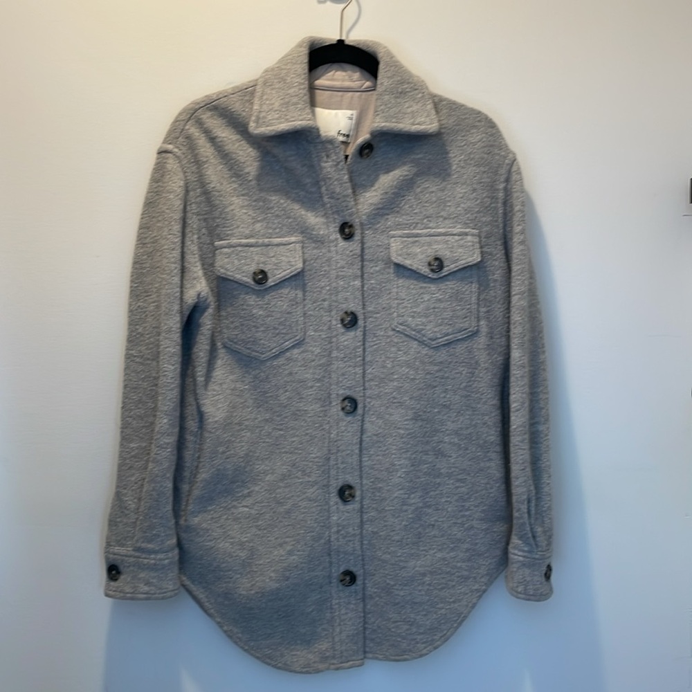 Aritzia Wilfred Free Ganna Jacket in grey